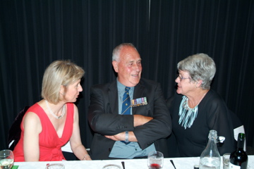 top table right - Kathryn Mulcock, John and Marilyn Fisher [Binning]