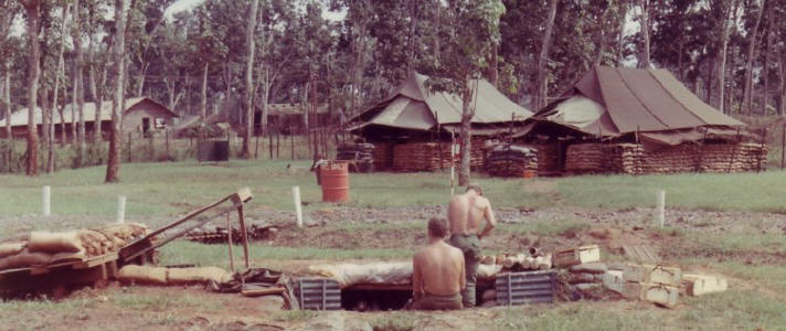 W3 Mortar Section home in the Mortar Platoon compound, Nui Dat