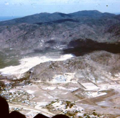 Wolverton or Nui Dinh Mountains - Baria town & main road to Saigon bottom right  [Young]