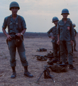 ARVN waiting on range ourside Horseshoe Hill 