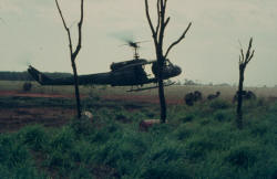 resupply in field by 9Sqn RAAF helicopter